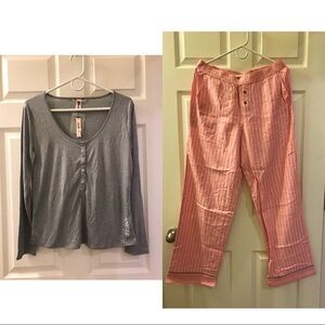 Pajama SET 💖 Victoria Secret Shirt + Long Pants